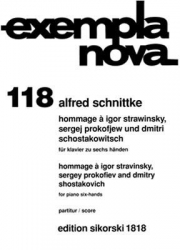 ストラヴィンスキー、プロコフィエフ、ショスタコーヴィチへのオマージュ（アルフレード・シュニトケ ）（ピアノ三重奏）【Hommage a Stravinsky, Prokofiev and Shostakovich】