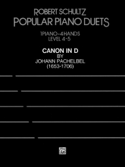 パッヘルベルのカノン（ピアノ二重奏）【Canon in D】