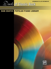 クラッシック・ロック・デュエット曲集（ピアノ二重奏）【Dan Coates Popular Piano Library: Duets of Classic Rock】