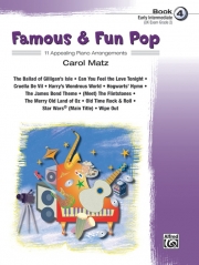 有名で楽しい・ポップ曲集・Book.4（ピアノ）【Famous & Fun Pop, Book 4】