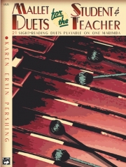 先生と生徒のためのマレット二重奏・Book.2（カレン・アーヴィン・パーシング）（マリンバ二重奏）【Mallet Duets for the Student & Teacher, Book 2】