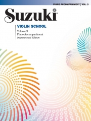 スズキメソード・鈴木 鎮一・ヴァイオリン指導曲集・第3巻（ピアノ伴奏譜）【Suzuki Violin School, Volume 3】