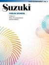 スズキメソード・鈴木 鎮一・ヴァイオリン指導曲集・第4巻（ピアノ伴奏譜）【Suzuki Violin School, Volume 4】