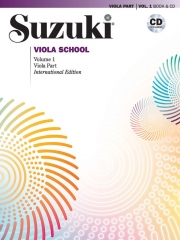 スズキメソード・鈴木 鎮一・ヴィオラ指導曲集・第1巻 (ヴィオラ・パート譜)（CD付き）【Suzuki Viola School, Volume 1】