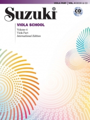 スズキメソード・鈴木 鎮一・ヴィオラ指導曲集・第4巻 (ヴィオラ・パート譜)（CD付き）【Suzuki Viola School, Volume 4】