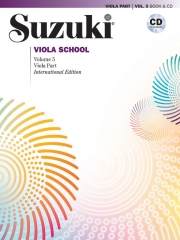 スズキメソード・鈴木 鎮一・ヴィオラ指導曲集・第5巻 (ヴィオラ・パート譜)（CD付き）【Suzuki Viola School, Volume 5】