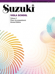 スズキメソード・鈴木 鎮一・ヴィオラ指導曲集・第5巻（ピアノ伴奏譜）【Suzuki Viola School, Volume 5】