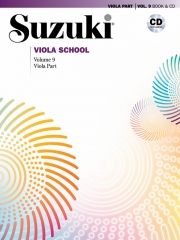 スズキメソード・鈴木 鎮一・ヴィオラ指導曲集・第9巻 (ヴィオラ・パート譜)（CD付き）【Suzuki Viola School, Volume 9】