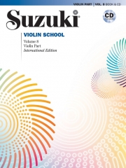 スズキメソード・鈴木 鎮一・ヴァイオリン指導曲集・第8巻 (ヴァイオリン・パート譜)（CD付き）【Suzuki Violin School, Volume 8】