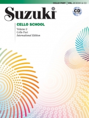 スズキメソード・鈴木 鎮一・チェロ指導曲集・第2巻 (チェロ・パート譜)（CD付き）【Suzuki Cello School, Volume 2】