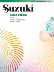 スズキメソード・鈴木 鎮一・チェロ指導曲集・第4巻（ピアノ伴奏譜）【Suzuki Cello School, Volume 4】
