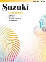 スズキメソード・鈴木 鎮一・フルート指導曲集・第10巻（フルート・パート譜）【Suzuki Flute School Flute Part, Volume 10 (Revised)】