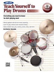 ドラム強化本（パトリック・ウィルソン）（ドラムセット）【Alfred's Teach Yourself to Play Drums (2nd Edition)】