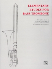 バス・トロンボーンのための初級者用練習曲（トミー・ペダーソン）（バス・トロンボーン）【Elementary Etudes for Bass Trombone】