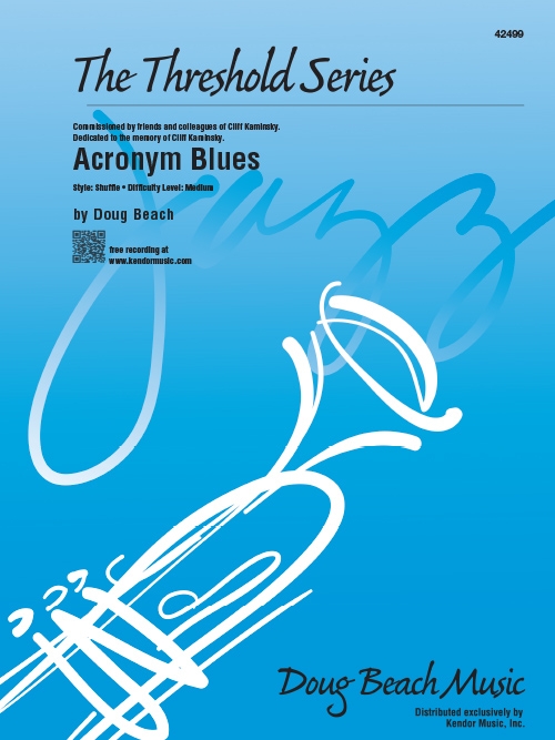 アクロニム・ブルース（ダグ・ビーチ）（スコアのみ）【Acronym Blues】