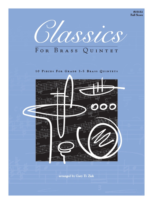 金管五重奏のためのクラシック曲集（テューバ）  (金管五重奏)【Classics For Brass Quintet - Tuba】