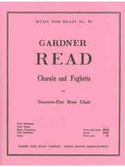 コラールとフゲッタ (ガードナー・リード) (金管十四重奏)【Chorale And Fughetta】