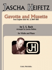 ガヴォットとミュゼット「イギリス組曲・第三番・BWV.808」より（バッハ）（ヴァイオリン+ピアノ）【Gavotte and Musette from English Suite No. 3, BWV 808】