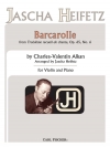 舟唄（シャルル＝ヴァランタン・アルカン）（ヴァイオリン+ピアノ）【Barcarolle From Troisième Recueil de Chants, Op. 65, No. 6】