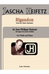 リゴドン「ダルダニュス」より（ジャン＝フィリップ・ラモー）（ヴァイオリン+ピアノ）【Rigaudon From The Opera Dardanus】