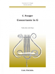 コンチェルタンテ・ト長調（シャーロット・ルーガー）（ヴァイオリン+ピアノ）【Concertante In G】