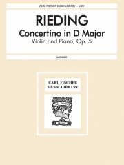 小協奏曲・ニ長調（オスカー・リーディング）（ヴァイオリン+ピアノ）【Concertino In D Major】