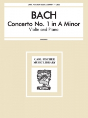 協奏曲・No.1・イ短調（バッハ）（ヴァイオリン+ピアノ）【Concerto No. 1 In A Minor】