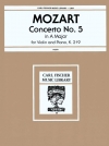 協奏曲・No.5・イ長調（モーツァルト）（ヴァイオリン+ピアノ）【Concerto No. 5 In A Major】