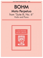 無窮動（カール・ベーム）（ヴァイオリン+ピアノ）【Moto Perpetuo, From 'Suite III, No.6'】