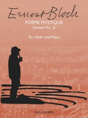 神秘的な詩曲（エルネスト・ブロッホ）（ヴァイオリン+ピアノ）【Poeme Mystique】