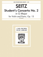ザイツ・スチューデント・コレクション・No.2・ト長調（フリードリヒ・ザイツ）（ヴァイオリン+ピアノ）【Seitz Student Collection No. 2 In G Major】