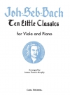 バッハの10の小品（バッハ）（ヴィオラ+ピアノ）【Bach Ten Little Classics】