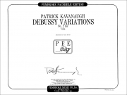 ドビュッシー・バリエーション（パトリック・カバノー）（ヴィオラ）【Debussy Variations】