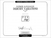 ドビュッシー・バリエーション（パトリック・カバノー）（ヴィオラ）【Debussy Variations】