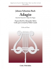 アダージョ「トッカータ・ハ長調」より（バッハ）（チェロ+ピアノ）【Adagio from The 'Toccata In C Major' for Organ】