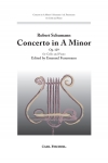 チェロ協奏曲・イ短調・Op.129（ロベルト・シューマン）（チェロ+ピアノ）【Concerto for Cello in A Minor Op. 129】