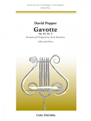 ガヴォット・No.2（ダーヴィト・ポッパー）（チェロ+ピアノ）【Gavotte (No. 2)】