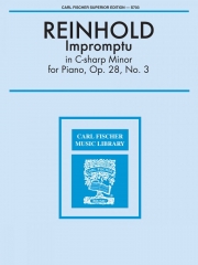 即興曲 (フーゴー・ラインホルト)（ピアノ）【Impromptu】