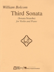 ソナタ・第3番（ウィリアム・ボルコム）（ヴァイオリン+ピアノ）【Third Sonata】
