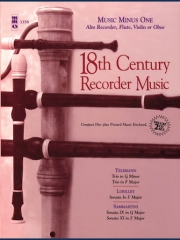 18世紀の音楽集（アルトリコーダー）【18th Century Recorder Music】