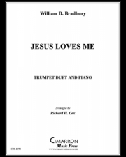 主、われを愛す (ウィリアム・ブラッドベリー) (トランペット二重奏+ピアノ)【Jesus Loves Me】