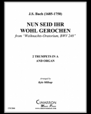 お前たちを苦しめた敵の大軍に対して (バッハ) (トランペット二重奏+オルガン)【Nun seid Ihr wohl gerochen】