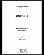 シンフォニア （ジュゼッペ・トレッリ）  (トランペット二重奏+ピアノ)【SInfonia】