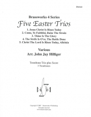 5つのイースターのトリオ (トロンボーン三重奏)【5 Easter Trios】