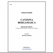 カンツォーナ・ベルガマスカ (ザムエル・シャイト) (トランペット五重奏)【Canzona Bergamasca】