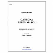 カンツォーナ・ベルガマスカ (ザムエル・シャイト) (トロンボーン四重奏)【Canzona Bergamasca】