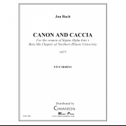 カノン＆カッチア (ヤン・バック)  (ホルン五重奏)【Canon and Caccia】