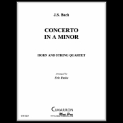 協奏曲・イ短調（バッハ）（ホルン+弦楽四重奏）【Concerto in A Minor】