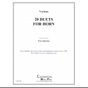 ホルンのためのデュエット20曲集   (ホルン二重奏)【20 Duets for Horn】