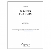 ホルンのためのデュエット20曲集   (ホルン二重奏)【20 Duets for Horn】